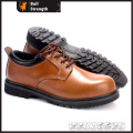 Industrial Geniune Leather Safety Shoes with Rubber Sole (SN5391)